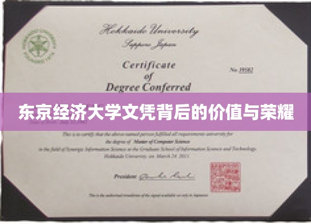 东京经济大学文凭背后的价值与荣耀