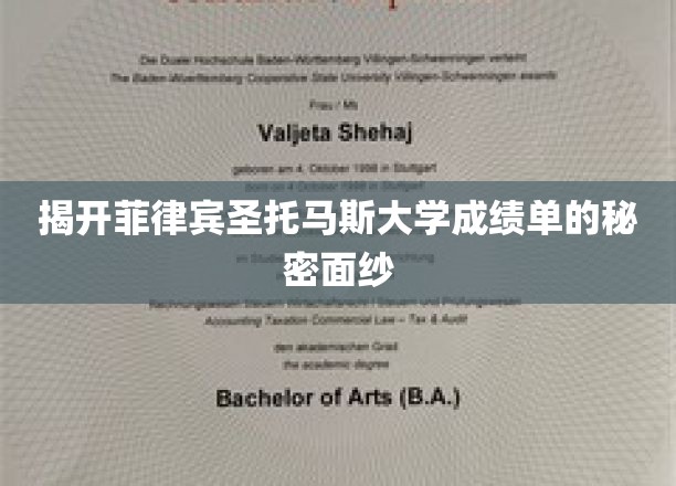 解码菲律宾圣托马斯大学成绩单的神秘面纱
