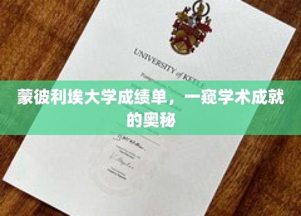 解码蒙彼利埃大学，成绩单里的学术秘密面纱