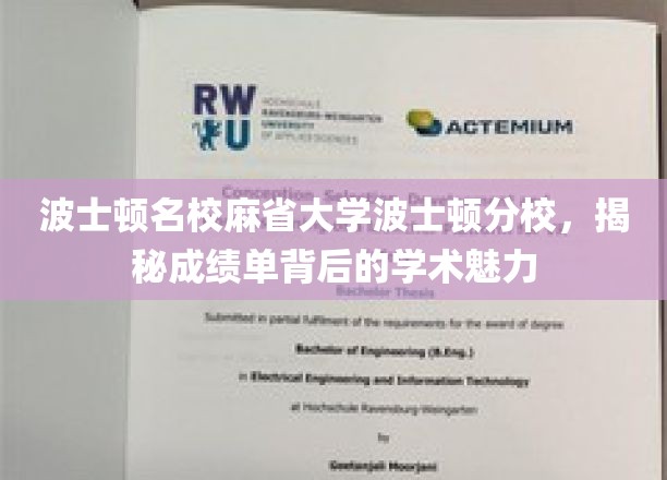 波士顿名校麻省大学波士顿分校，揭秘成绩单背后的学术魅力