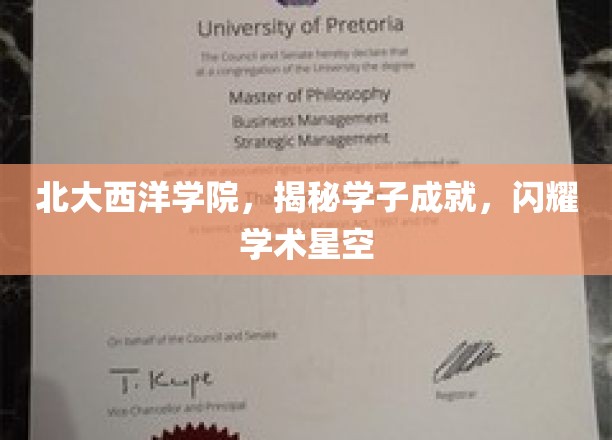 北大西洋学院，探寻学子卓越成就，璀璨学术星空