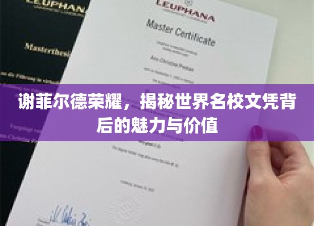 探寻谢菲尔德荣耀，世界名校文凭的非凡魅力与深远价值