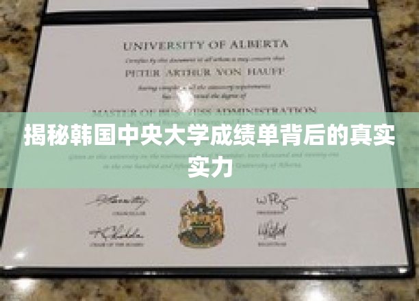 揭开韩国中央大学实力榜背后的惊人真相