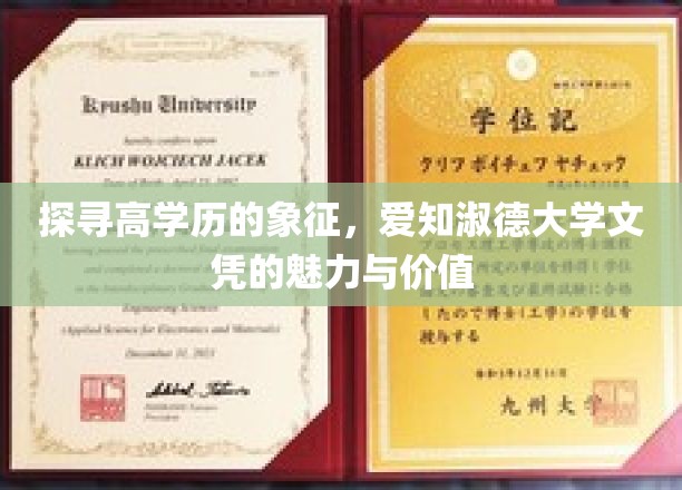 探寻高学历的象征，爱知淑德大学文凭的魅力与价值