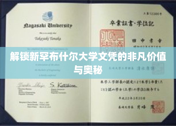 探索新罕布什尔大学文凭的独特价值与奥秘