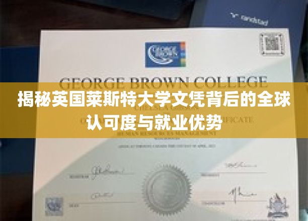 英国莱斯特大学学位，国际认可与职场竞争优势大揭秘