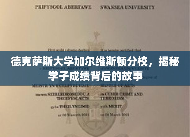 德克萨斯大学加尔维斯顿分校，揭秘学子成绩背后的故事