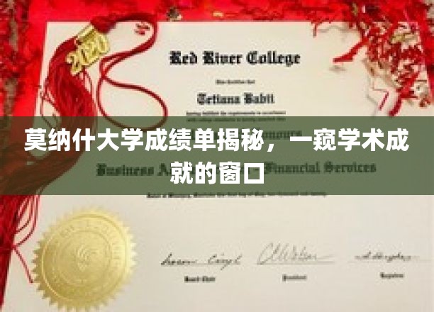 莫纳什大学成绩单揭秘，一窥学术成就的窗口