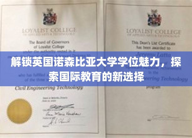 诺森比亚大学学位之旅，开启全球教育新视野