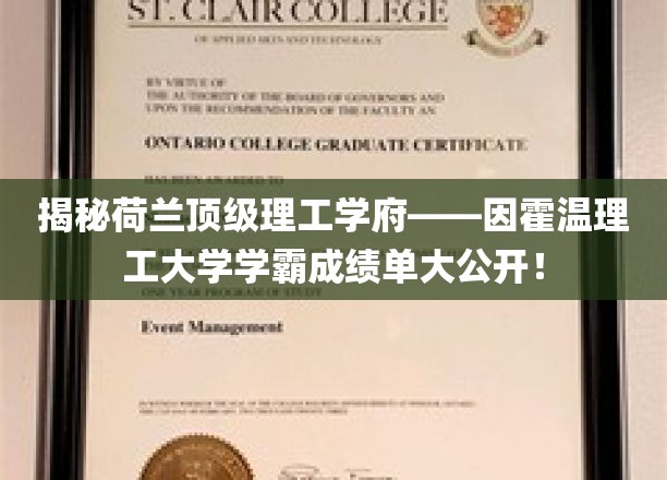 揭秘荷兰顶级理工学府——因霍温理工大学学霸成绩单大公开！