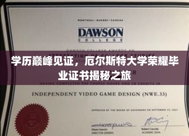 解锁荣誉时刻，厄尔斯特大学独家毕业证书探秘之旅