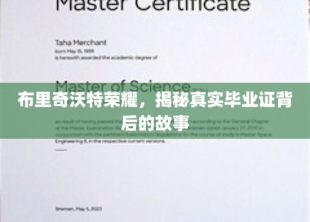 揭秘布里奇沃特荣耀，毕业证书背后的传奇历程