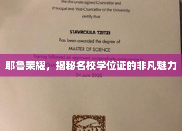 名校光环下的学位证，耶鲁荣耀背后的独特魅力