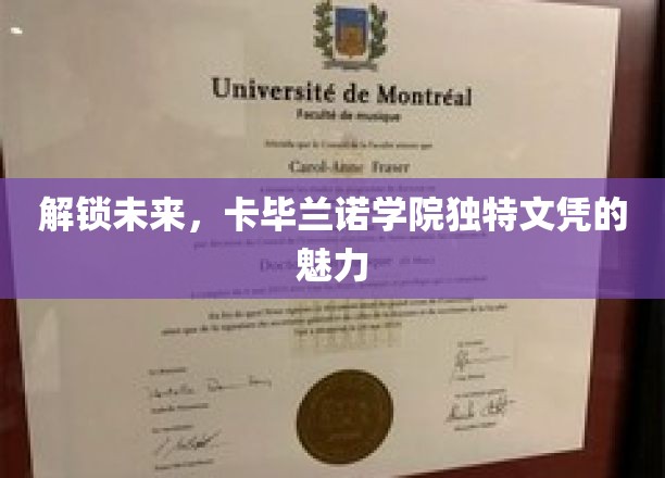 探索未来，卡毕兰诺学院独特文凭的魅力
