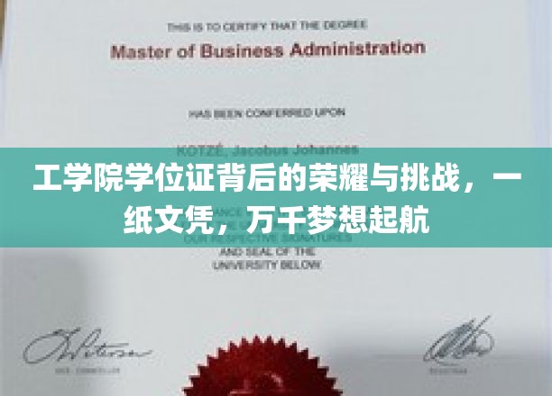 学位证书之光，工学院学子荣耀征程，梦想启航之旅