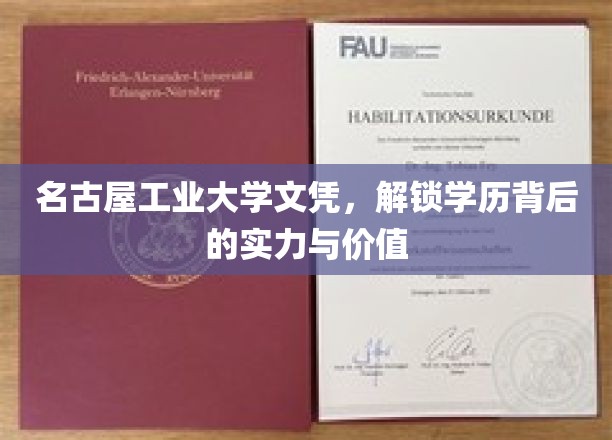 名古屋工业大学文凭，揭示学历背后的无限潜力