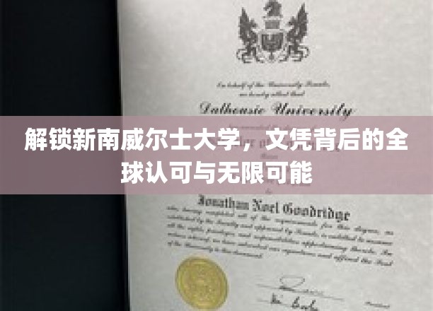 新南威尔士大学，文凭背后的全球认可与无限机遇