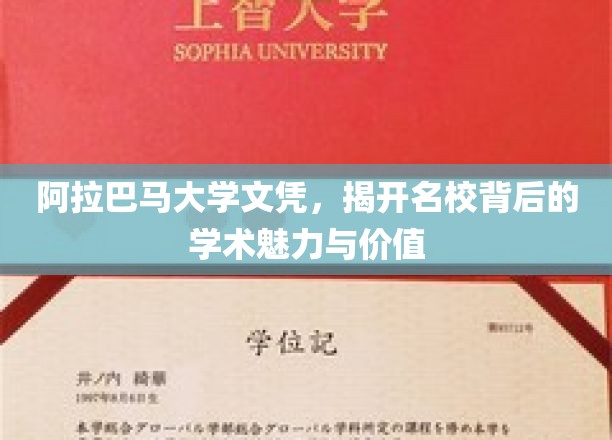 阿拉巴马大学文凭，揭开名校背后的学术魅力与价值