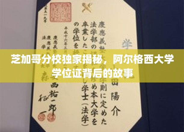 阿尔格西大学芝加哥分校深度解析：揭秘学位证书背后的传奇故事