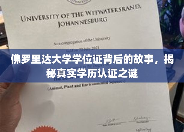 揭秘佛罗里达大学学位证背后的故事：真实学历认证之谜