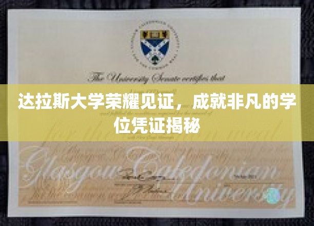 达拉斯大学荣耀见证，成就非凡的学位凭证揭秘