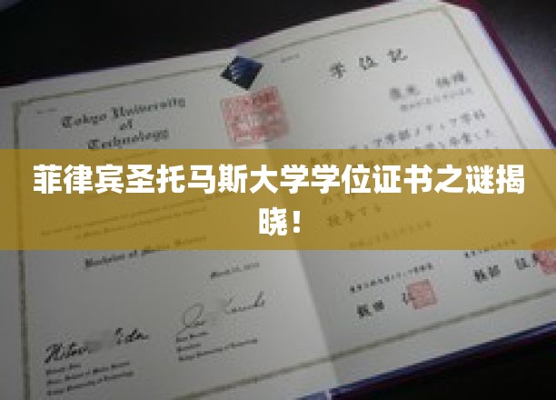菲律宾圣托马斯大学学位证书之谜揭晓！