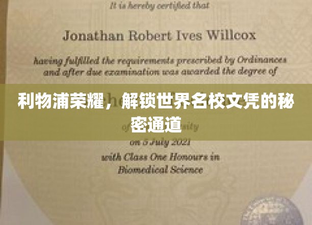 利物浦荣耀，开启世界名校文凭的秘密通道