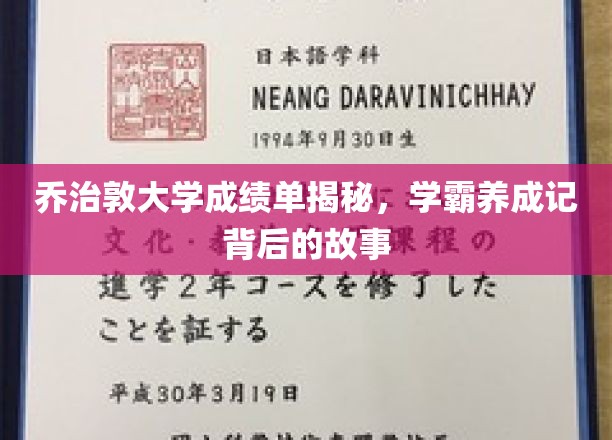 揭开乔治敦学霸背后的惊人成绩单秘密