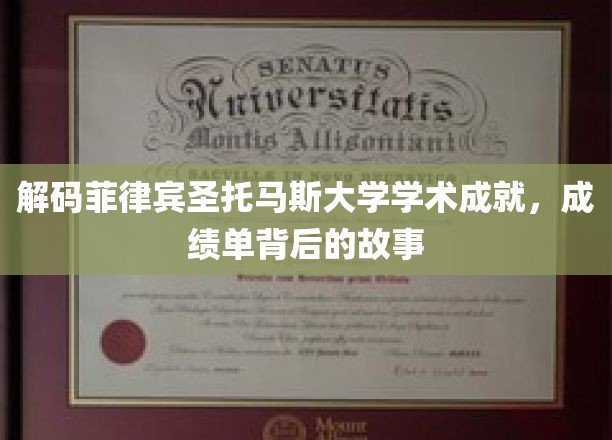 解码菲律宾圣托马斯大学学术成就，探寻成绩单背后的精彩故事