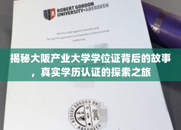 探寻大阪产业大学学位证之谜，揭开学历认证的神秘面纱