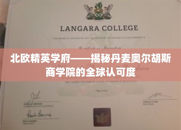 解码北欧教育瑰宝，丹麦奥尔胡斯商学院的国际声誉揭秘
