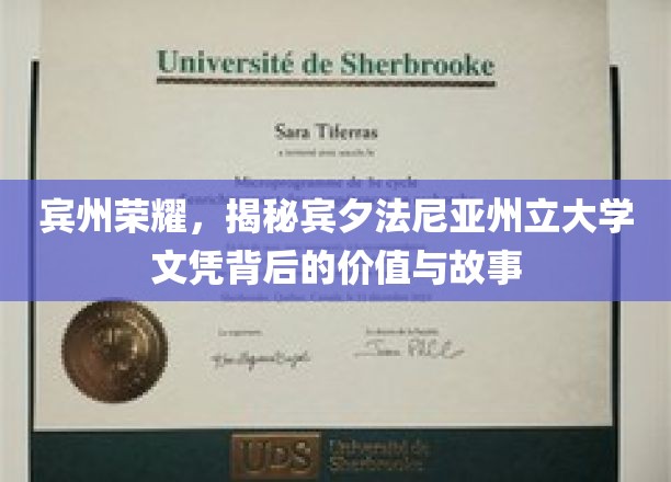 宾州骄傲，一探宾夕法尼亚州立大学文凭的深层魅力与传奇故事