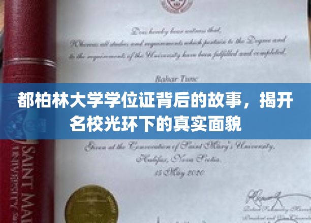 揭开都柏林大学学位证之谜，名校光环下的真实面纱大揭秘