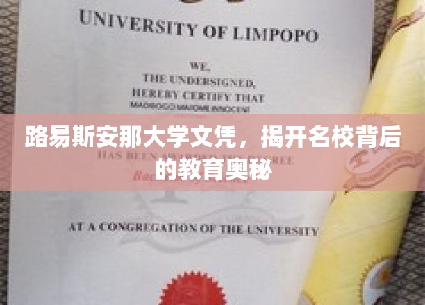 探寻名校光环，路易斯安那大学文凭背后的教育秘境