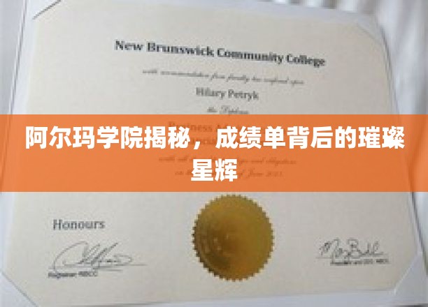 阿尔玛学院揭秘，成绩单背后的璀璨星辉