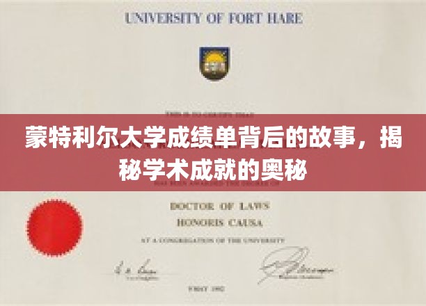 蒙特利尔大学成绩单背后的故事，揭示学术成就的奥秘