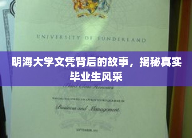 明海大学文凭背后的故事，揭秘真实毕业生风采