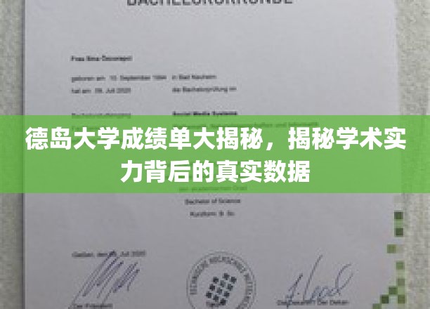 德岛大学学术实力大揭秘，揭秘成绩单背后的真实数据面纱