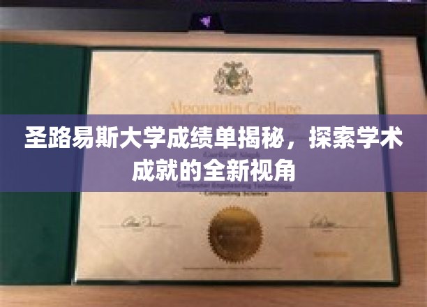 圣路易斯大学成绩单揭秘,探索学术成就的全新视角