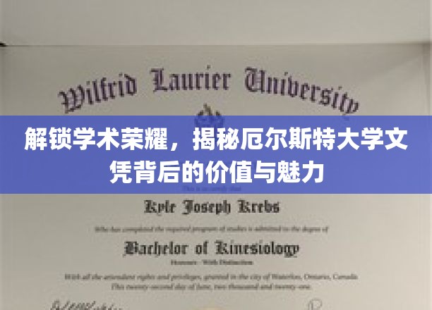 厄尔斯特大学文凭，揭开学术殿堂的尊贵密码