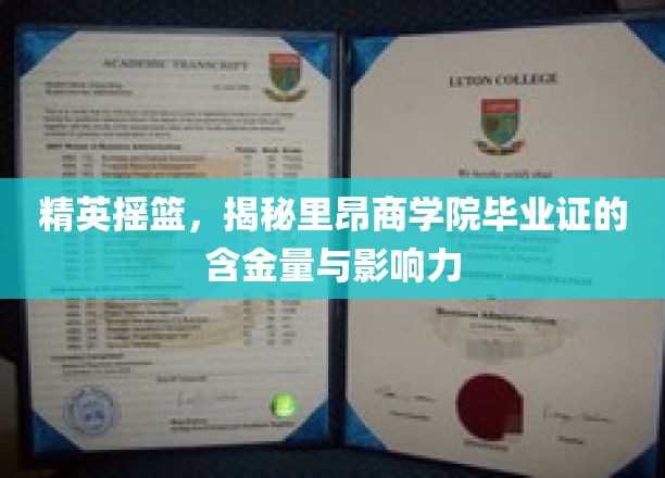 里昂商学院高光时刻，毕业证背后的非凡价值与深远影响