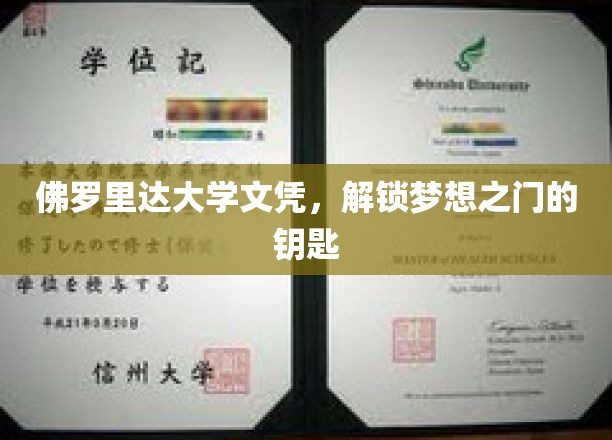 佛罗里达大学文凭，开启未来职业新篇章的密钥
