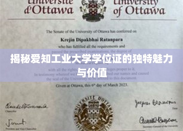 揭秘爱知工业大学学位证的独特魅力与价值