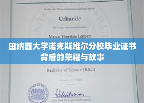 探寻田纳西大学诺克斯维尔分校毕业证书背后的辉煌传奇