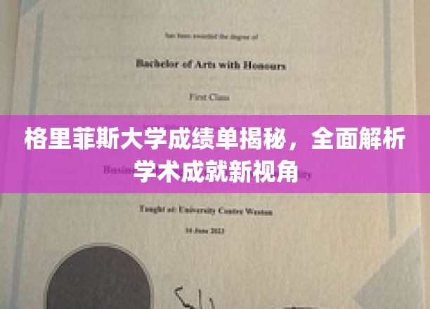 解锁格里菲斯大学成绩单奥秘，深度解析学术成就的独特视角