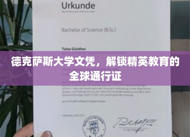 德克萨斯大学文凭，跨越国界的精英教育通行证