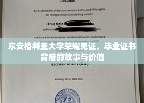 东安格利亚大学毕业证书，探寻荣耀背后的珍贵印记