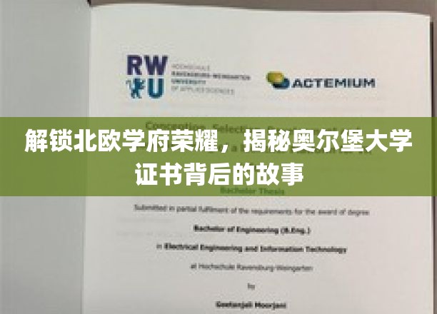 解锁北欧学府荣耀，揭秘奥尔堡大学证书背后的故事