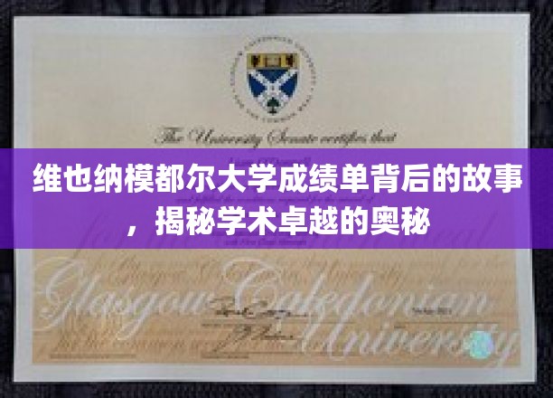 探寻维也纳模都尔大学成绩单背后的传奇，揭秘学术精英的养成之路