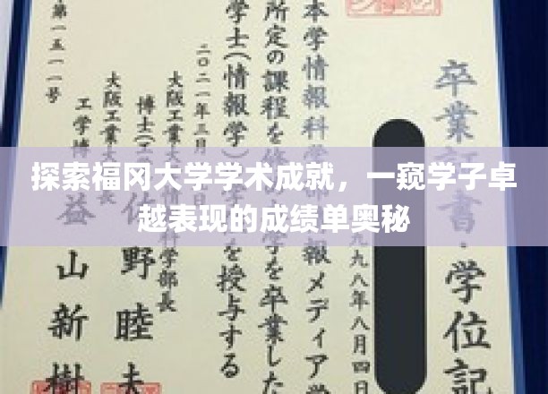 福冈大学学子风采揭秘，卓越成就背后的学术奥秘大公开
